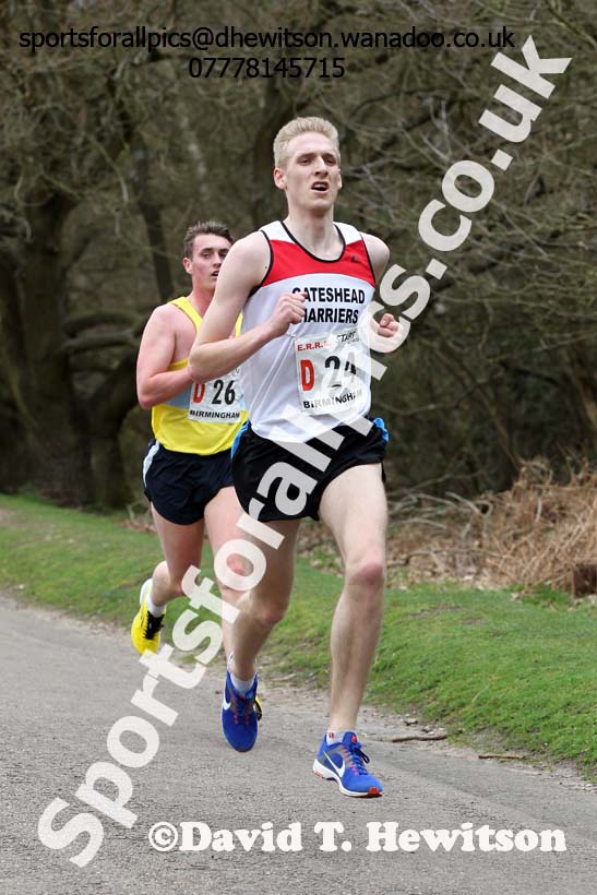 Barry Maskell (Gateshead) 4th leg of the National 12 Stage Relay, National 12 and 6 Stage Relays, Sutton Park, Birmingham. Photo: David T. Hewitson/Sports for All Pics
